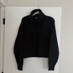 H&M Elegant Black Cowl Neck Sweater